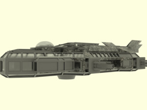 Mars - a300 spaceship Modèle 3D