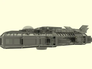 Mars - a300 spaceship 3D Model