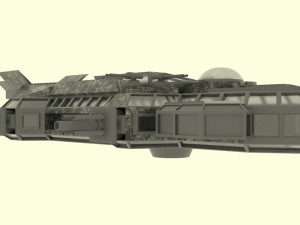 Mars - a300 spaceship Modèle 3D