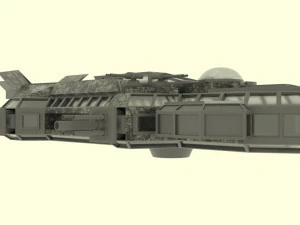 Mars - a300 spaceship 3D Model