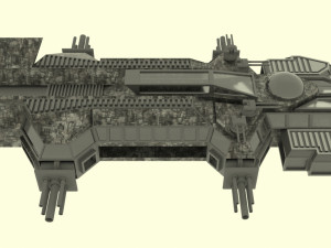 Mars - a300 spaceship Modèle 3D