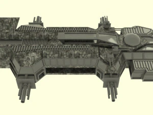 Mars - a300 spaceship 3D Model