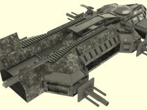 Mars - a300 spaceship 3D Model