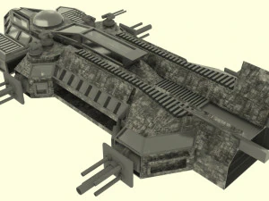 Mars - a300 spaceship 3D Model