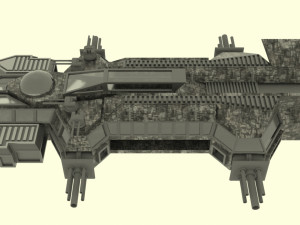 Mars - a300 spaceship Modèle 3D