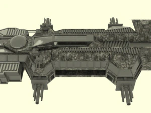 Mars - a300 spaceship 3D Model