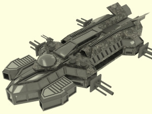 Mars - a300 spaceship Modèle 3D