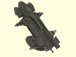 Mars - a300 spaceship Modèle 3D
