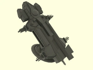 Mars - a300 spaceship 3D Model