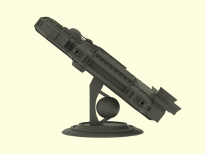 Mars - a300 spaceship Modèle 3D