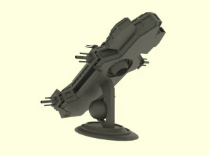 Mars - a300 spaceship 3D Model