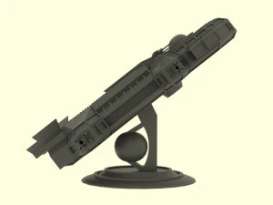 Mars - a300 spaceship 3D Model
