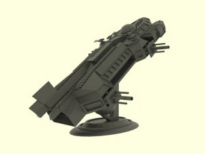 Mars - a300 spaceship 3D Model