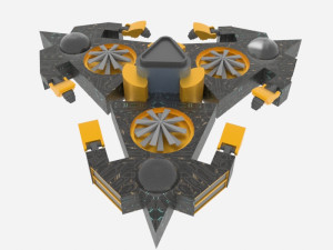 Mars - a500 spaceship Modelo 3D