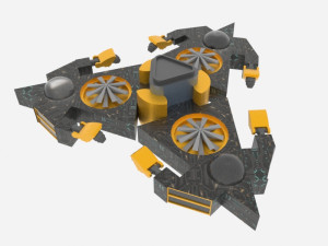 Mars - a500 spaceship Modelo 3D