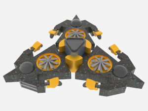 Mars - a500 spaceship Modelo 3D