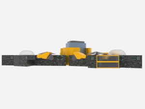 Mars - a500 spaceship Modelo 3D