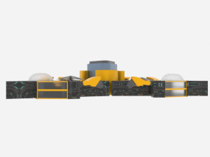 Mars - a500 spaceship Modelo 3D