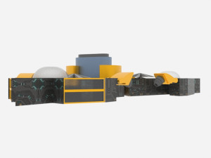 Mars - a500 spaceship Modelo 3D
