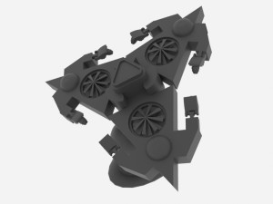 Mars - a500 spaceship Modelo 3D