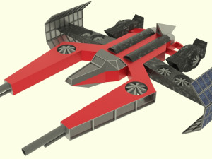 Mars - a800 spaceship 3D Model
