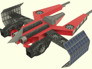 Mars - a800 spaceship 3D 模型