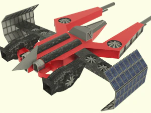 Mars - a800 spaceship 3D Model