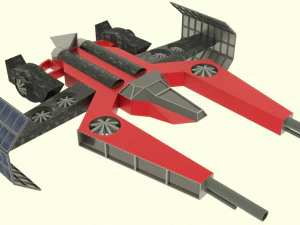 Mars - a800 spaceship 3D Model