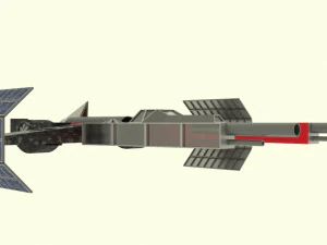 Mars - a800 spaceship 3D Model