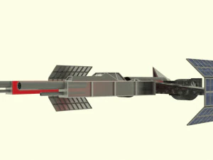 Mars - a800 spaceship 3D Model