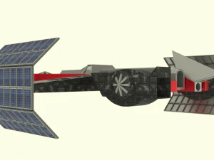 Mars - a800 spaceship 3D Model