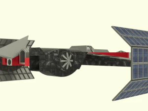 Mars - a800 spaceship 3D Model