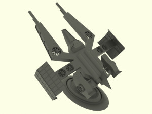 Mars - a800 spaceship 3D 模型