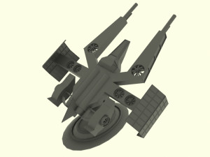 Mars - a800 spaceship 3D 模型
