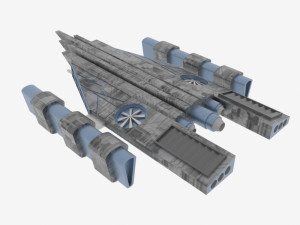 Mars - s300 spaceship Modèle 3D