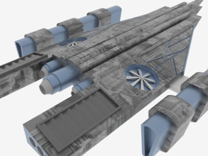 Mars - s300 spaceship Modèle 3D