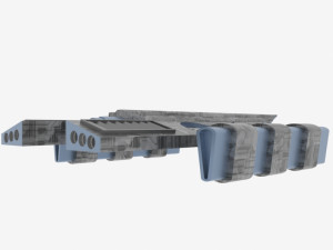 Mars - s300 spaceship Modèle 3D