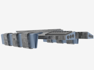 Mars - s300 spaceship Modèle 3D