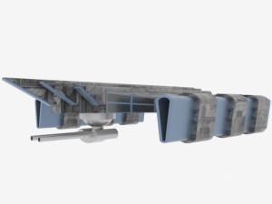 Mars - s300 spaceship Modèle 3D