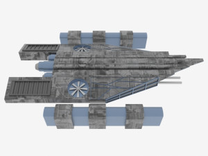 Mars - s300 spaceship Modèle 3D
