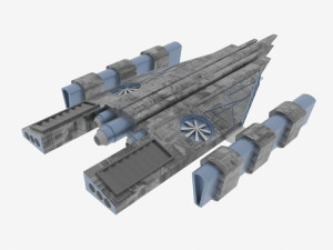 Mars - s300 spaceship Modèle 3D