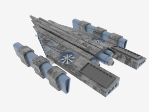 Mars - s300 spaceship Modèle 3D