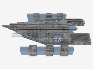 Mars - s300 spaceship Modèle 3D