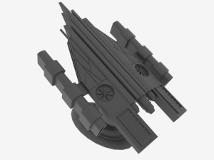 Mars - s300 spaceship Modèle 3D