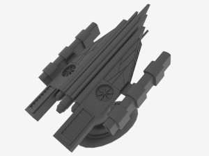 Mars - s300 spaceship Modèle 3D