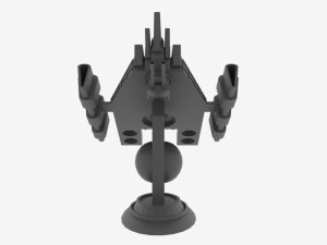 Mars - s300 spaceship Modèle 3D