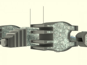 Mars - s500 spaceship Modelo 3D