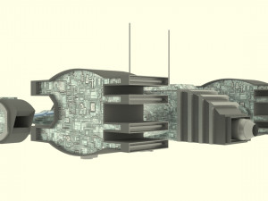 Mars - s500 spaceship Modelo 3D
