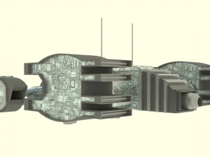 Mars - s500 spaceship 3D Model