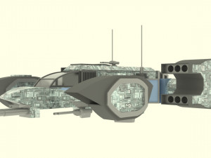 Mars - s500 spaceship Modelo 3D
